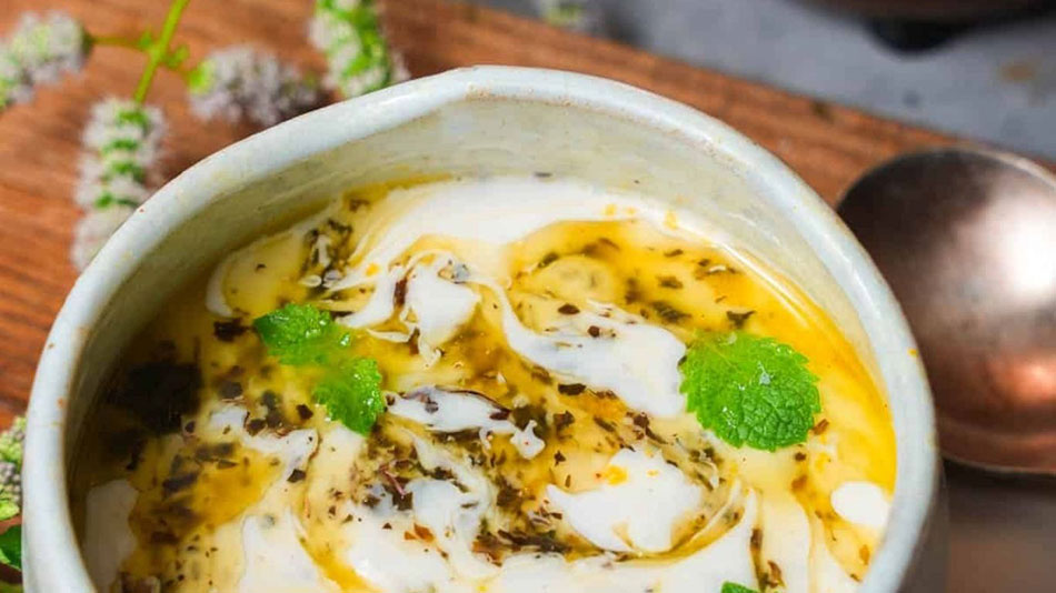 creamy yoghurt soup