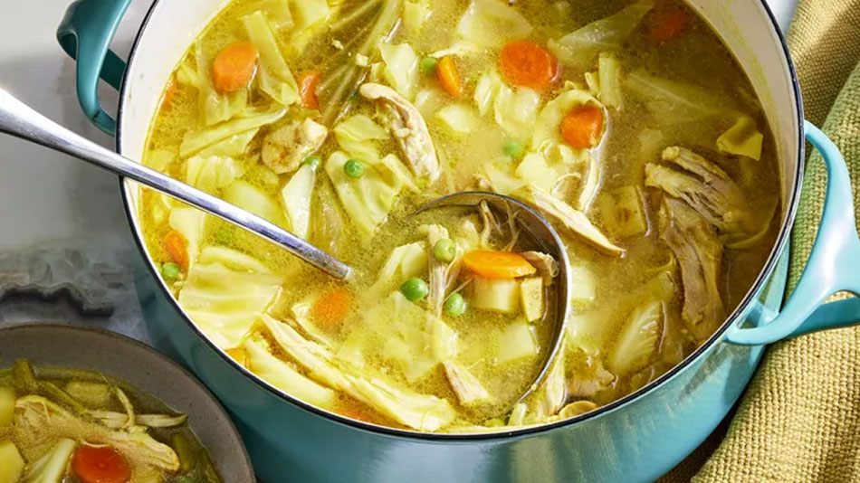 Masala Cabbage Soup (Maharashtrian-Inspired)