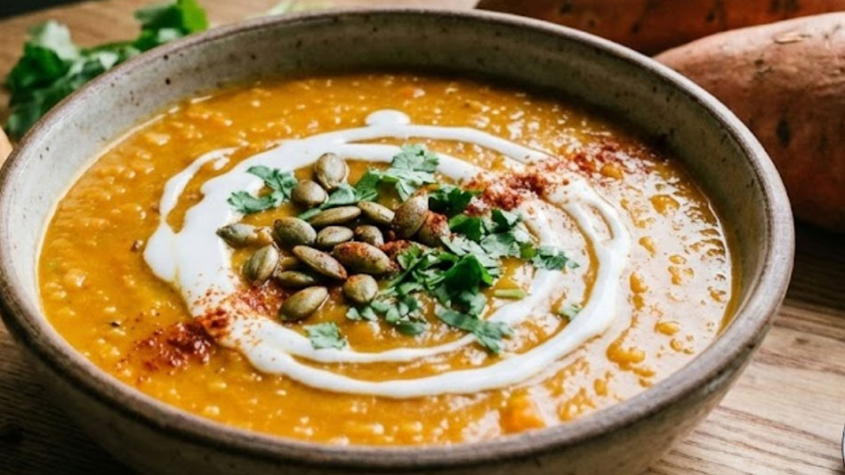 Sweet Potato & Lentil Soup